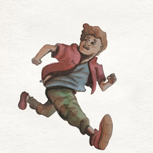 Animação em aquarela